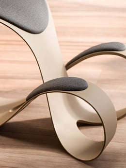 Moon chair: the color option Beige | courtesy of Quadrifoglio Group