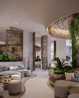 Valtur Gallipoli Beach Resort - De.Tales with Fernando Longo Architetto | Rendering courtesy of Valtur and studio De.Tales