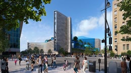 Robert C. Weaver Federal Building, Brooks + Scarpa | Rendering courtesy of Brooks + Scarpa