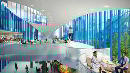 Robert C. Weaver Federal Building, Brooks + Scarpa | Rendering courtesy of Brooks + Scarpa