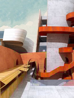 BRIJ Cultural Centre, CRAB Studio, visualisation | Courtesy of CRAB Studio