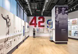 Strategies to Build  a Just and  Inclusive Future - ©Robert Deitchler, courtesy of Gensler | Jackie Robinson Museum fit out, New York City, USA, 2023.