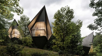 a concept for sustainable Tree Houses, Dawson Lake