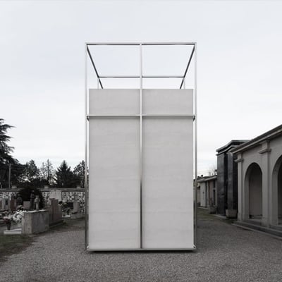 A Funerary Chapel In A Lombardy Graveyard