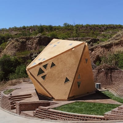 Operable Interactive Village Hut, Vernacular Design And Interaction Technology
