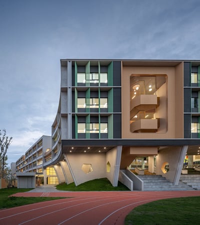 The Huazhan Campus of Gaoan Road No.1 primary school in Shangai