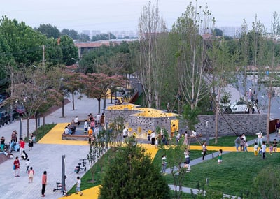 Urban Rooms for Social Encounter, Songzhuang Micro Community Park