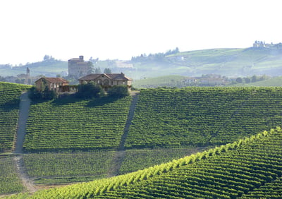 Hotel Cascina Galarej, a former historic farmstead in the heart of the Langhe Region