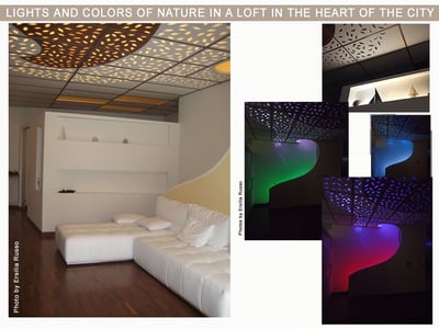 Lights and colors of nature in a loft in the heart of Napoli