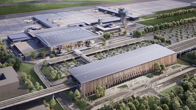 Riga International Airport expansion, a "territorial gateway"