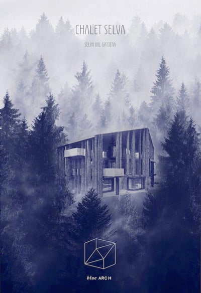 Chalet Selva, a diamond-shaped alpine architecture
