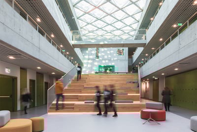 British International School of Timișoara, where students have made the different spaces their own