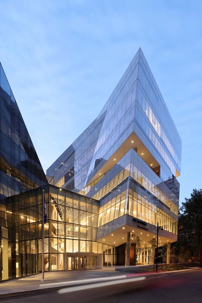 The walls and soul of Hélène Desmarais Building – HEC Montréal are imbued with sustainability principles