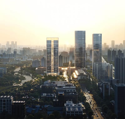 Wusong Innovation City Special Steel Area Plot 01-03 Transformation Project, a brand new skyline of North Shanghai