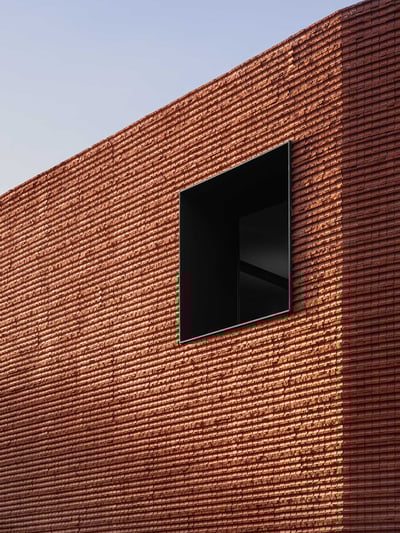 GATE19, a red brick facade