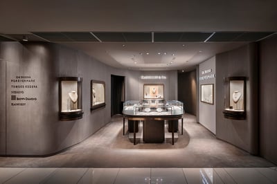 New Kashikey & Co. jewellery boutique, a new space inside the historical Takashimaya department store
