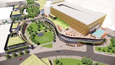 Helix Park at Texas Medical Center, the integration of retail and hospitality into the world’s largest medical campus