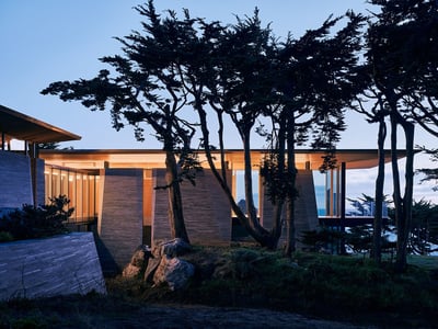 Big Sur, attuning the house with the landscape