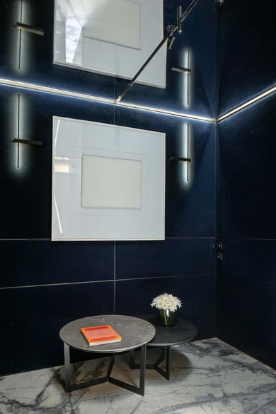 Calderón de la Barca: an eclectic, vibrant house crafted by wood, marble, and steel