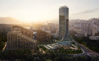Cityzen Tower shapes Tbilisi’s evolving skyline and urban fabric