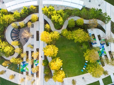 TMC Helix Park, a climate-resilient green core reimagining urban infrastructure in Houston