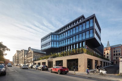 SAB office building, a workplace born from the historical Koenigstadt Brewery in Berlin