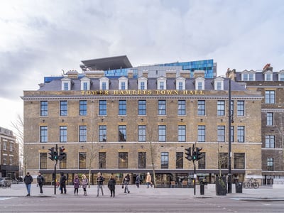 Tower Hamlets Town Hall at the heart of the Whitechapel Vision Masterplan, London