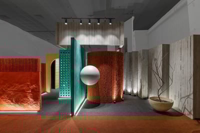 SATAH, an architectural installation exploring the tactile and expressive potential of precast GFRC