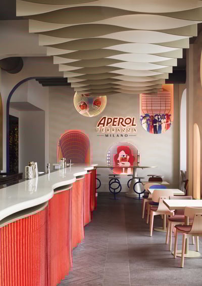 A Design-Infused Apéritif at Terrazza Aperol