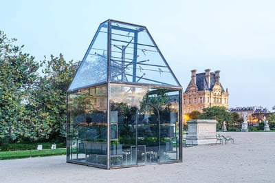 The Green Pavilion, una serra romantica nel cuore di Parigi