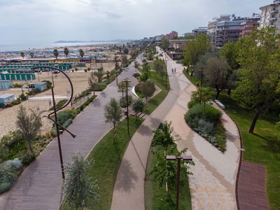 Il Parco del Mare di Rimini: una passeggiata di 16 km tra sole e sale