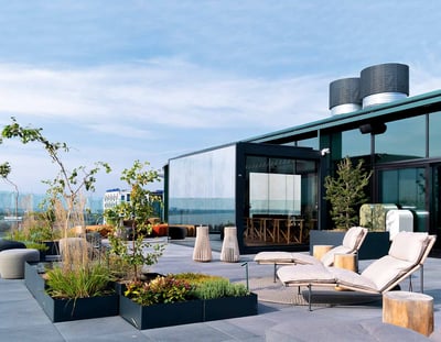 Privacy e relax su una terrazza di Tallinn