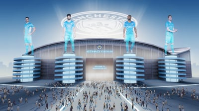 Il Manchester City costruisce il primo stadio nel metaverso