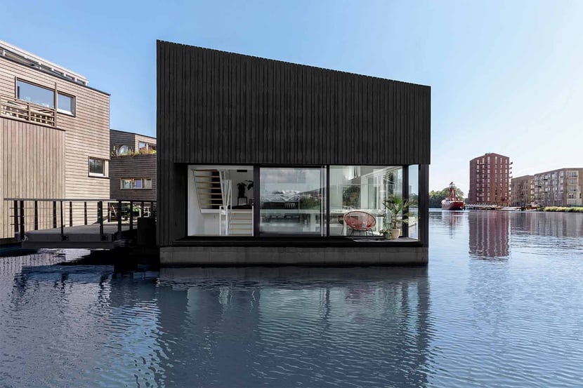 Sustainable living in a floating village