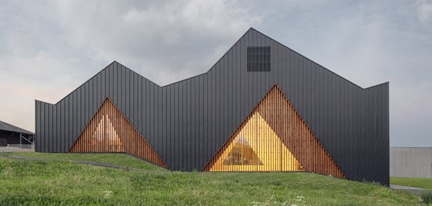 Polyvalent Hall in Le Vaud by Localarchitecture