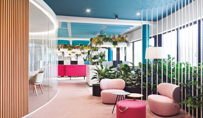 Nudging and interior design: a tropical oasis to raise productivity