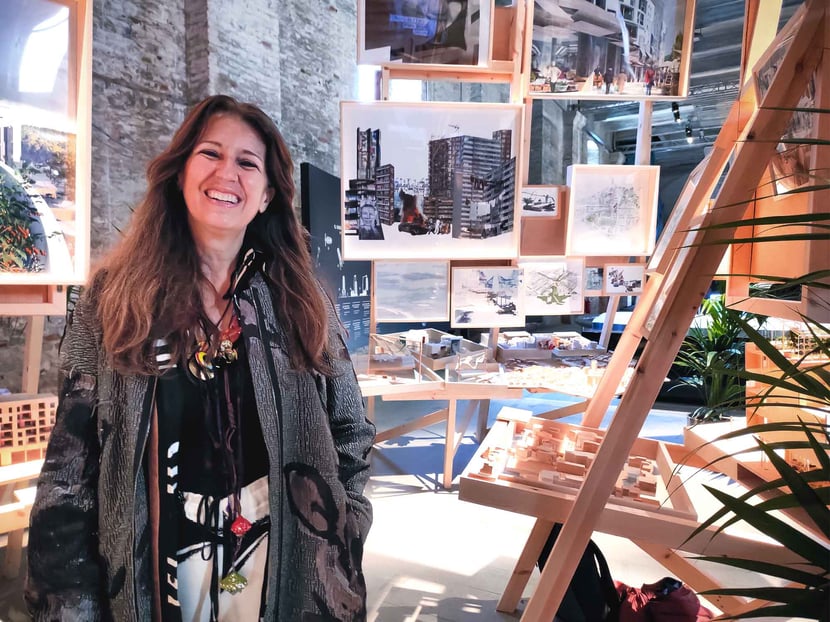 Benedetta Tagliabue alla Biennale, un affascinante incontro