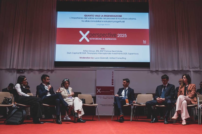 "Quanto vale la rigenerazione. L'importanza del valore sociale nei processi di ricucitura urbana, tra sfide immobiliari e soluzioni progettuali" a Perspective EU 2025