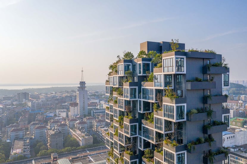 China’s first vertical forest comes to life