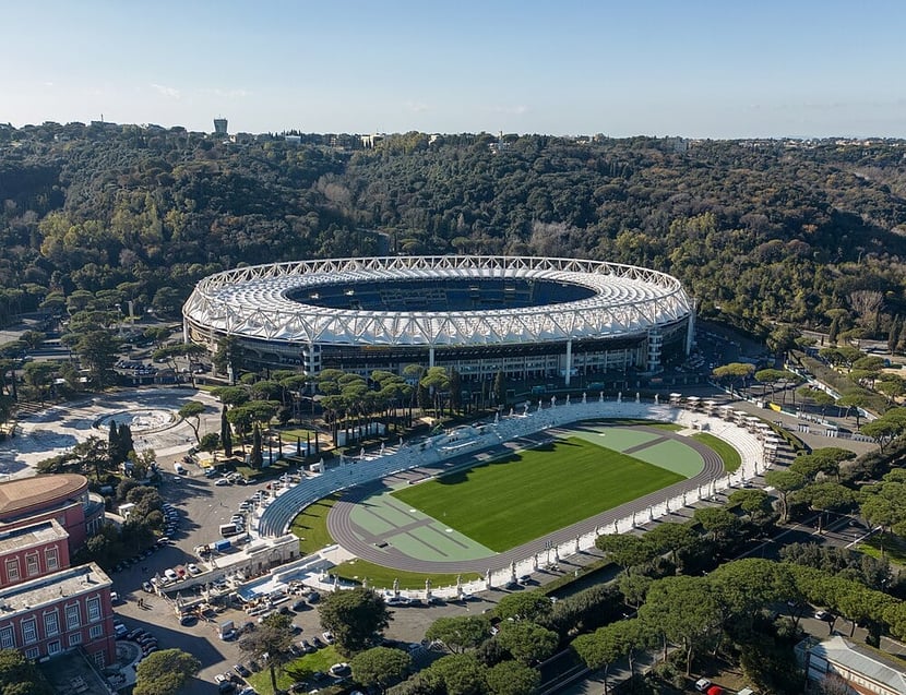 Il nuovo look del Foro Italico per gli Internazionali di Tennis 2025