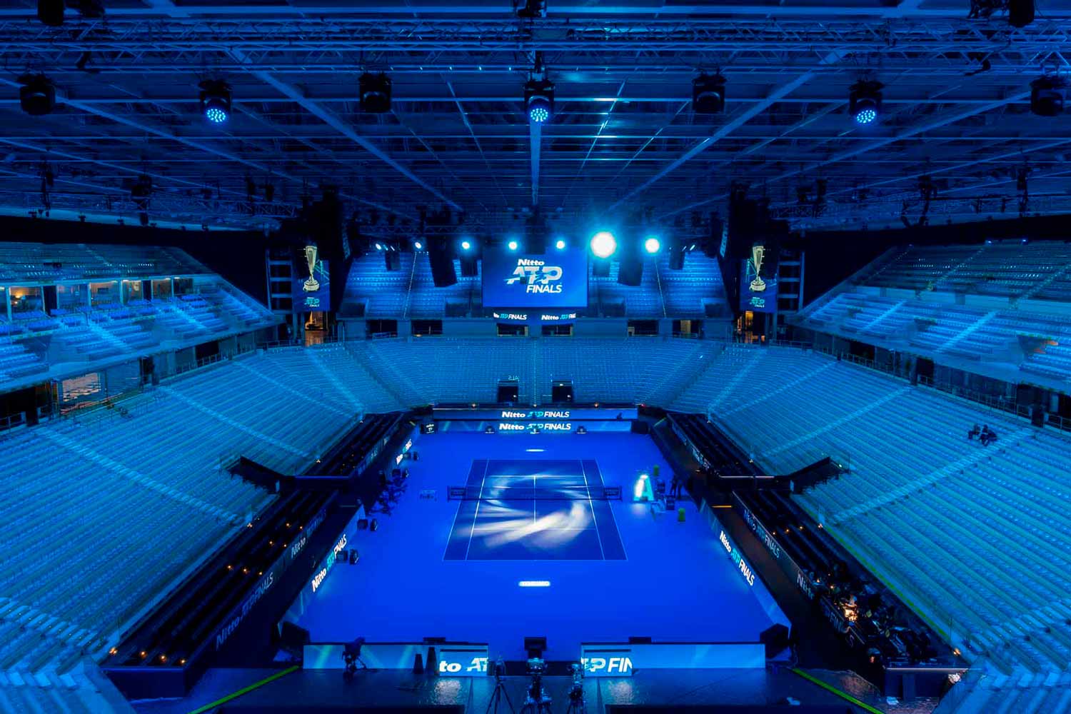 A look at the (dismountable) structures created for the Atp finals in turin