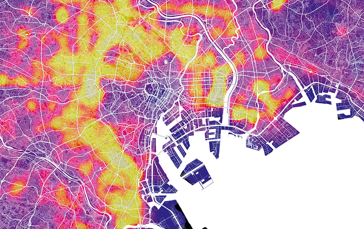 Tokyo Mapping - The city of the rising sun shows the merits and demerits of our future
