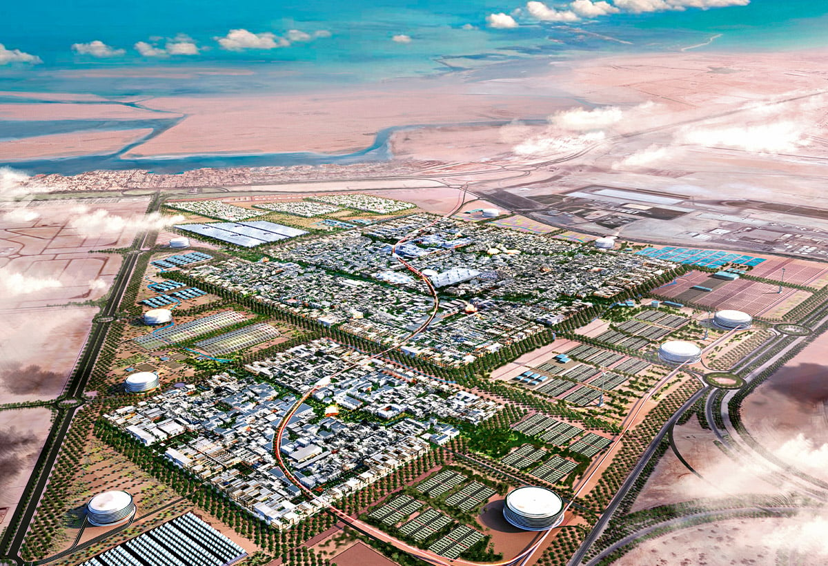 A new metropolitan city emerges from the desert