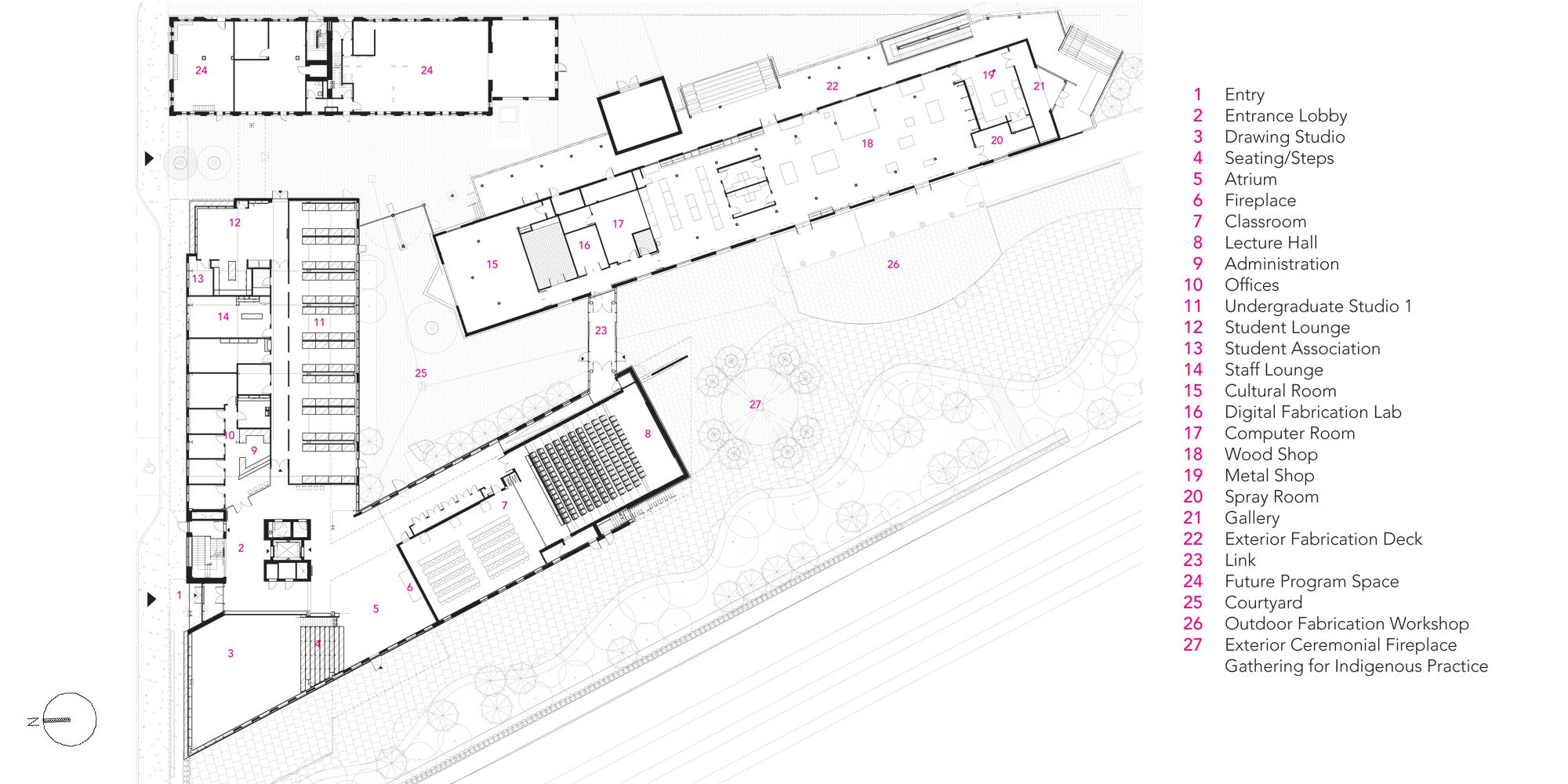 Ground floor plan © LGA Architectural Partners