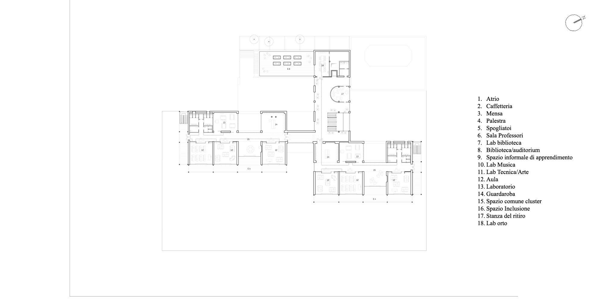 Second floor plan | © BDR bureau