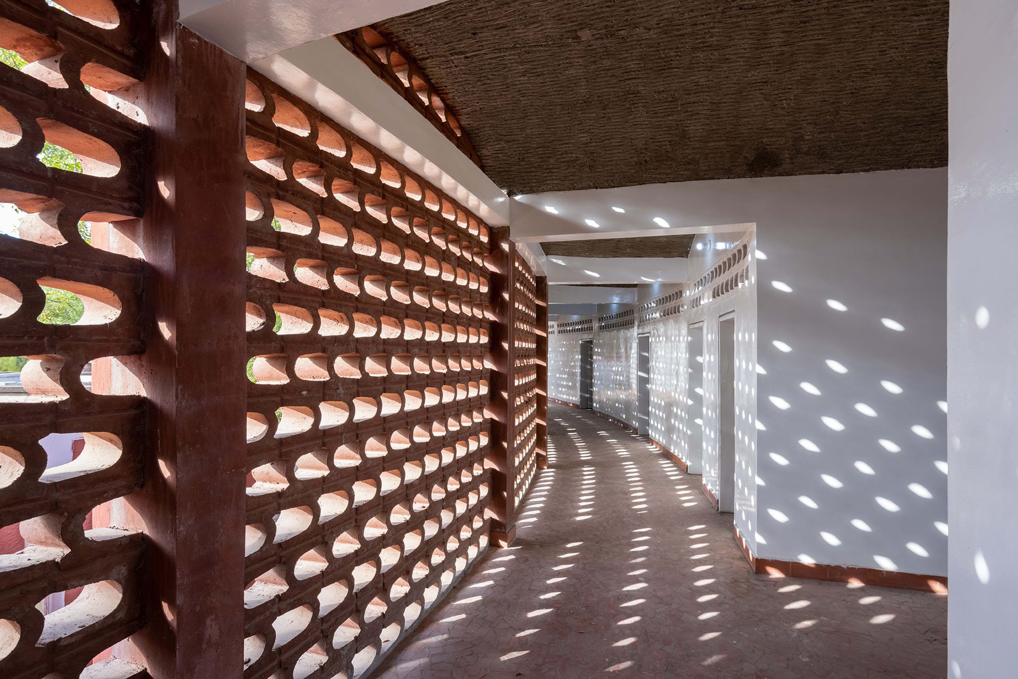 Maternity and Paediatric Hospital in Tambacounda, Senegal, by Manuel Herz Photo: Iwan Baan Courtesy of the Josef and Anni Albers Foundation and Le Korsa