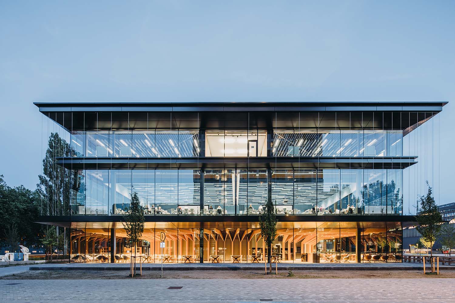 Echo campus building for Delft University of Technology - UNStudio © Evabloem, courtesy of UNStudio