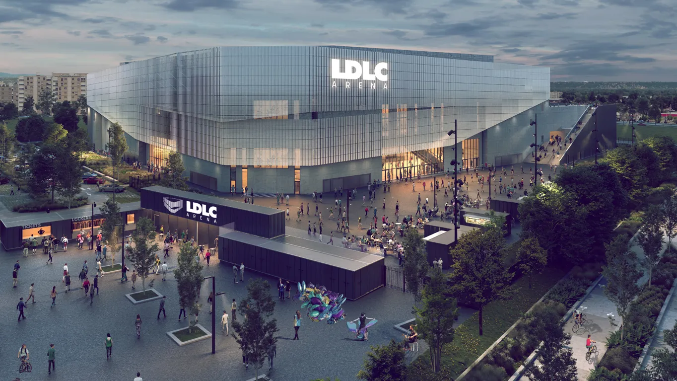 LDLC Arena Courtesy Populous and Jump Studios