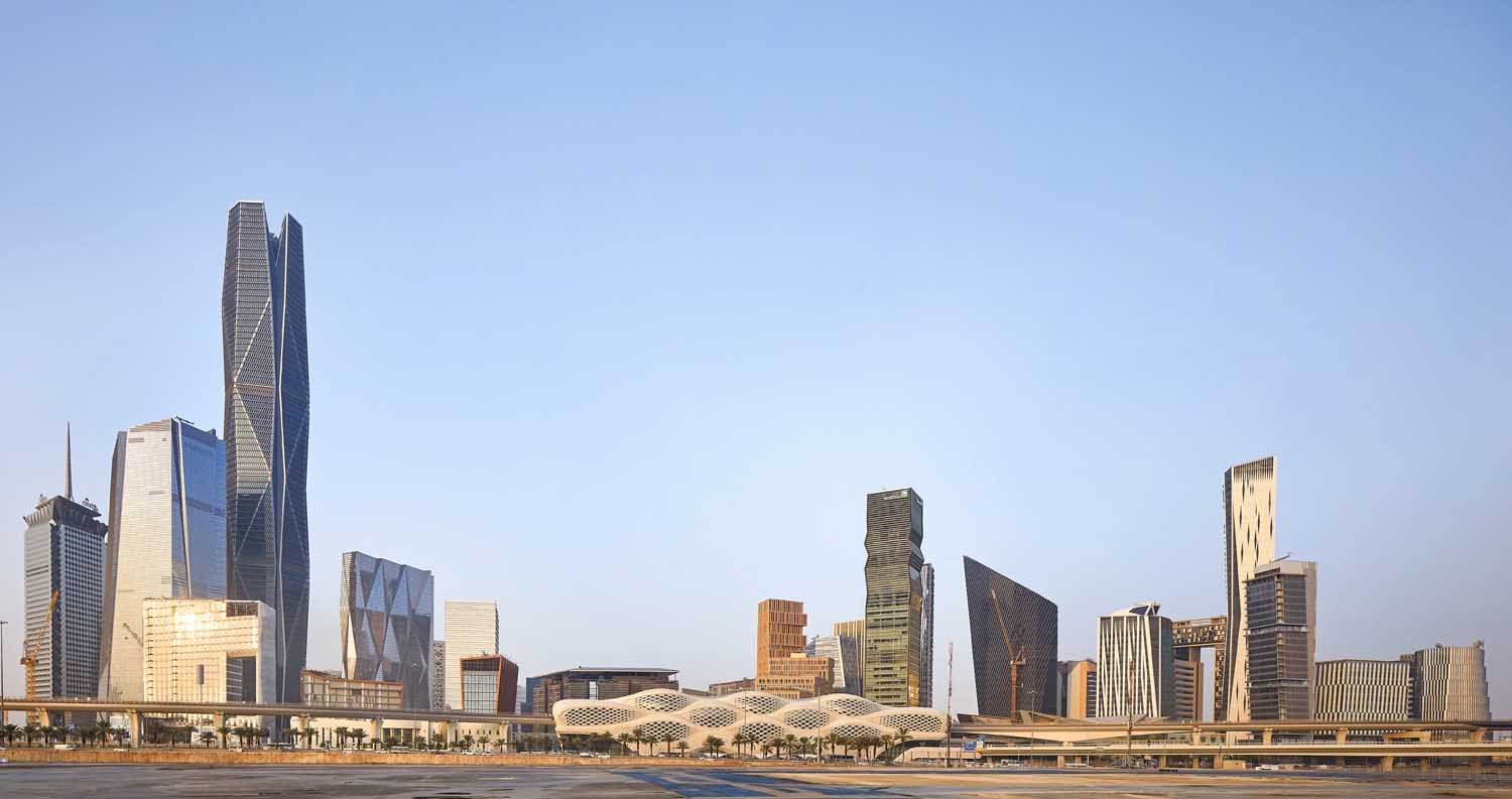 La metropolitana di Riyadh ©Hufton+Crow, courtesy of Zaha Hadid Architects