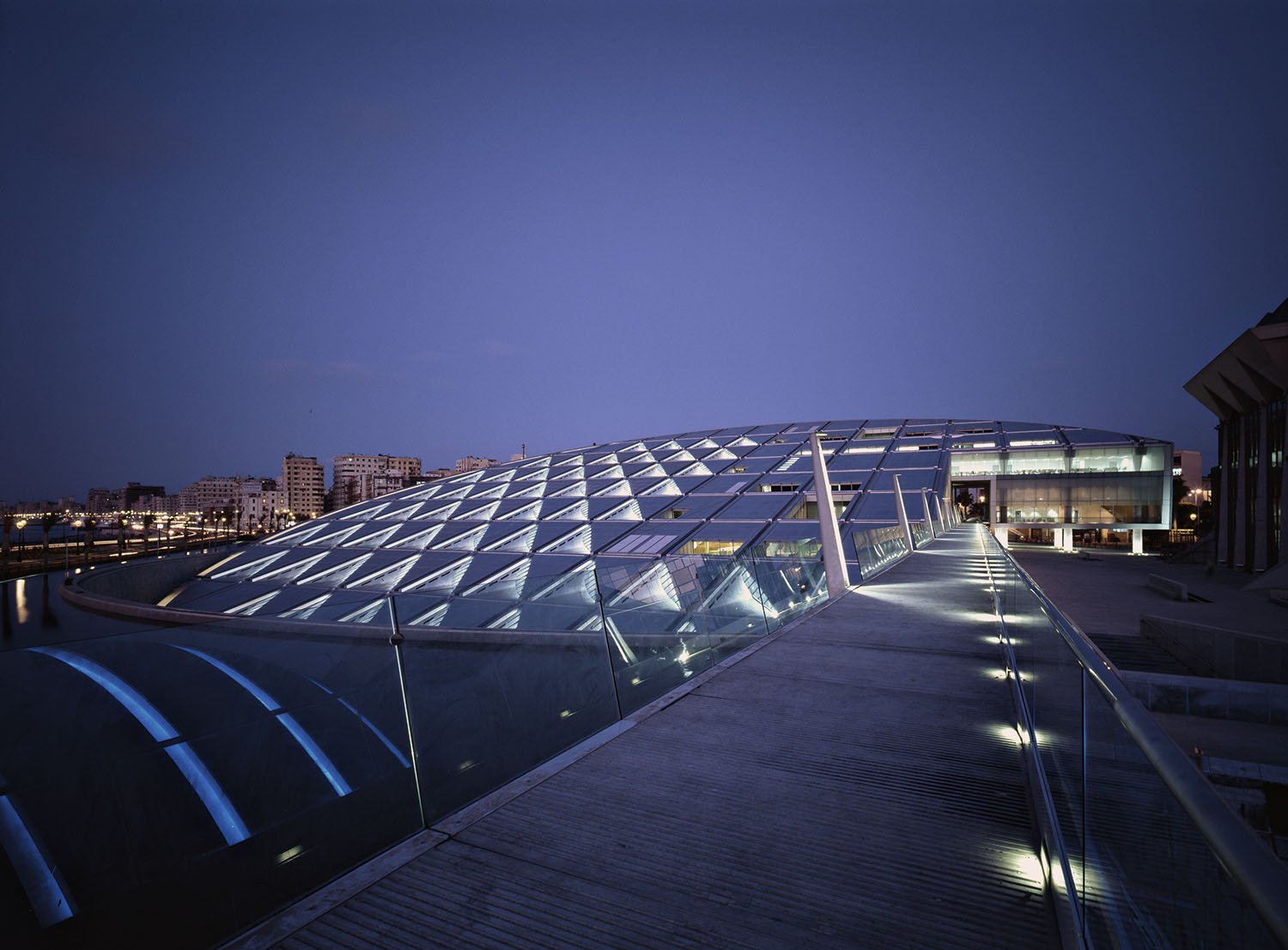 Biblioteca di Alessandria d’Egitto, 2001 © Gerald Zugmann, courtesy Snøhetta